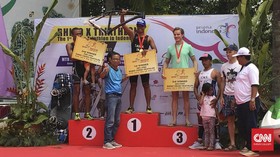 Gagal Tampil di SEA Games, M. Taufik Juara Rhino X-Triathlon