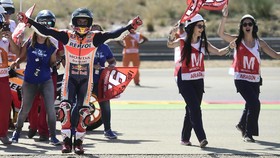 Marquez Juara GP Aragon, Rossi Tampil Luar Biasa