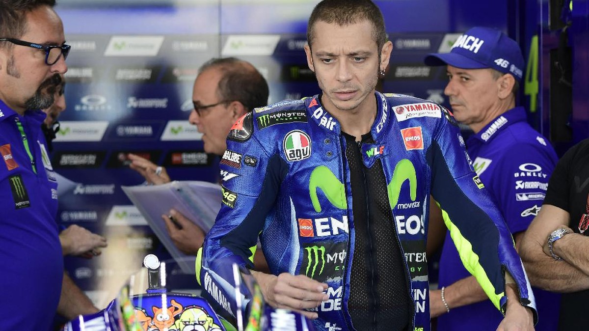 FOTO: Kejutan Valentino Rossi di Kualifikasi GP Aragon