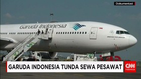Garuda Indonesia Tunda Sewa Pesawat