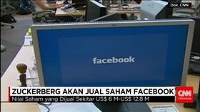 Zuckerberg Akan Jual Saham Facebook