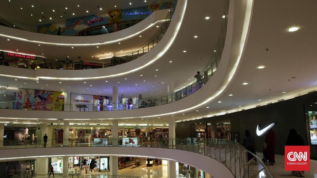 Mal Senayan City di Jakarta, Selasa (25/9). (CNN Indonesia/Hesti Rika Pratiwi)