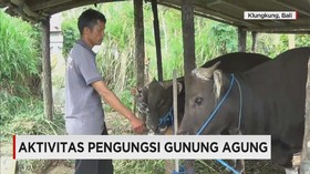 Status Awas Gunung Agung Tak Hentikan Kegiatan Belajar Siswa