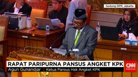 Rapat Paripurna Panitia Khusus Hak Angket KPK