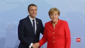 Merkel-Macron ingin Temui Putin-Erdogan Setop Perang Suriah