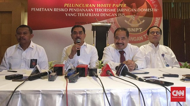 BNPT menerbitkan Buku Putih sebagai panduan pemetaan risiko tindak pidana pendanaan terorisme yang terafiliasi dengan kelompok militan ISIS.