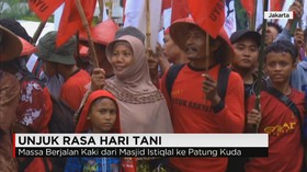 Lebih dari 5.000 Massa Berunjuk Rasa Peringati Hari Tani