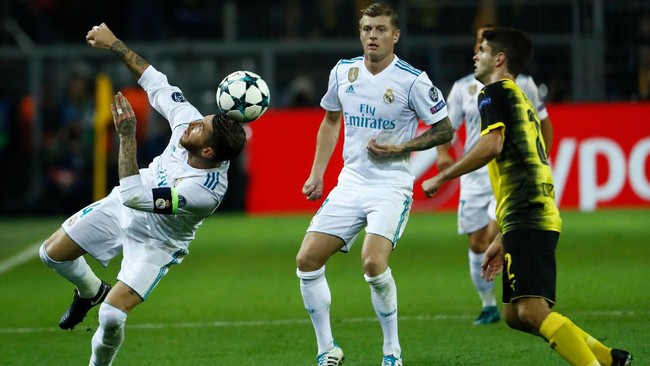 Sergio Ramos yakin insiden perebutan bola mati seperti yang dialami Edinson Cavani dan Neymar tak akan terjadi di Real Madrid.