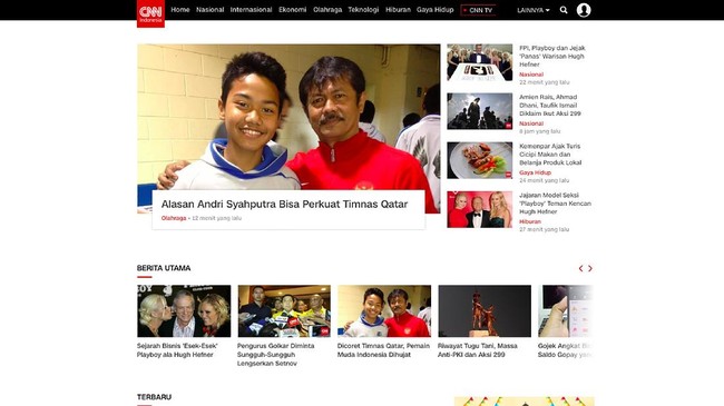 Antarmuka situs dan aplikasi mobile CNN Indonesia mendapat pembaruan fitur dan kemampuan untuk menonton CNN TV selama 24 jam penuh.