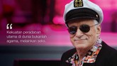 FOTO: Kicau Liar Hugh Hefner Si Raja 'Playboy' Pendiri majalah pria dewasa 'Playboy', Hugh Hefner meninggal di usia 91 tahun. Semasa hidupnya, Hefner kerap berkomentar liar soal wanita dan seks.