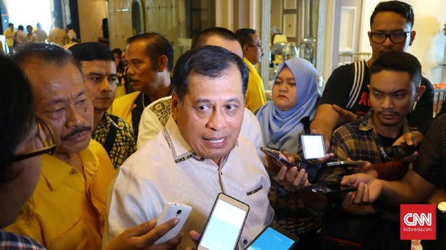 Nurdin Halid memilih fokus menghadapi Pemilihan Kepala Daerah Sulawesi Selatan tahun 2018.