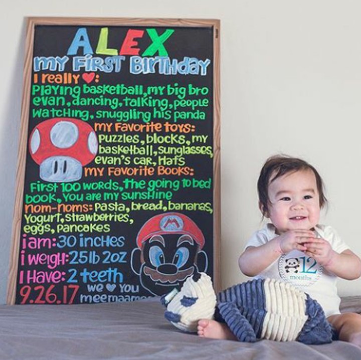 <p>Akhirnya Alex berusia 1 tahun! Selamat ulang tahun Alex! (Foto: Instagram @mariahonfiyahh)</p>