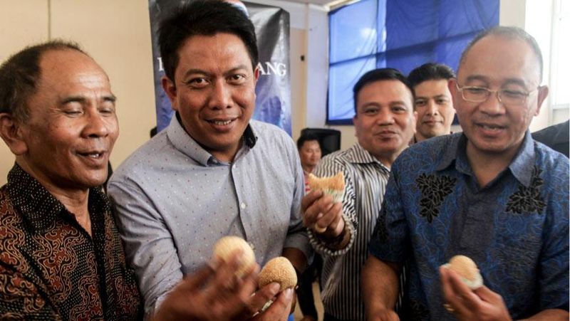 Jajanan onde-onde selama ini dikenal sebagai makanan dari Mojokerto.