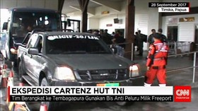 Ekspedisi Puncak Cartenz dalam Rangka HUT ke-72 TNI