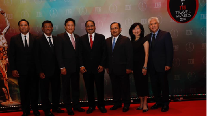 Menpar Arief Yahya panen pujian di acara 28th Annual TTG Travel Awards 2017.