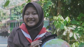 Fathia, Utusan Pramuka Termuda ke Konferensi Internasional