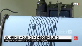 VIDEO: Gunung Agung Menggembung