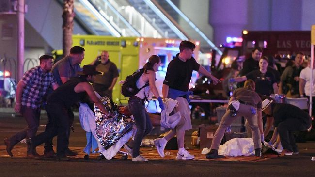 Penembakan Las Vegas Telan 50 Jiwa, Pelaku Diidentifikasi