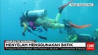 Bhayangkari Peringati Hari Batik dengan Kegiatan Menyelam