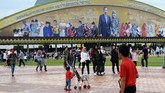 Namun menurut sejumlah pengamat, perayaan ini merupakan momentum tepat bagi masyarakat Brunei untuk mengingat kembali kehebatan tanah kelahiran mereka. (AFP Photo/Roslan Rahman)