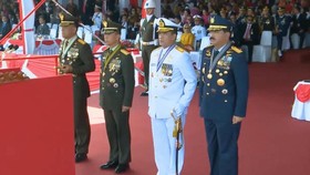 Suara Tiga Kepala Staf saat HUT ke-72 TNI