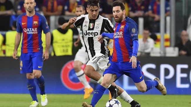 Jadwal Siaran Langsung Liga Champions Juventus Vs Barcelona