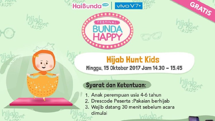 Hijab Hunt Kids. Ini adalah ajang untuk anak-anak yang berani unjuk kebolehan.