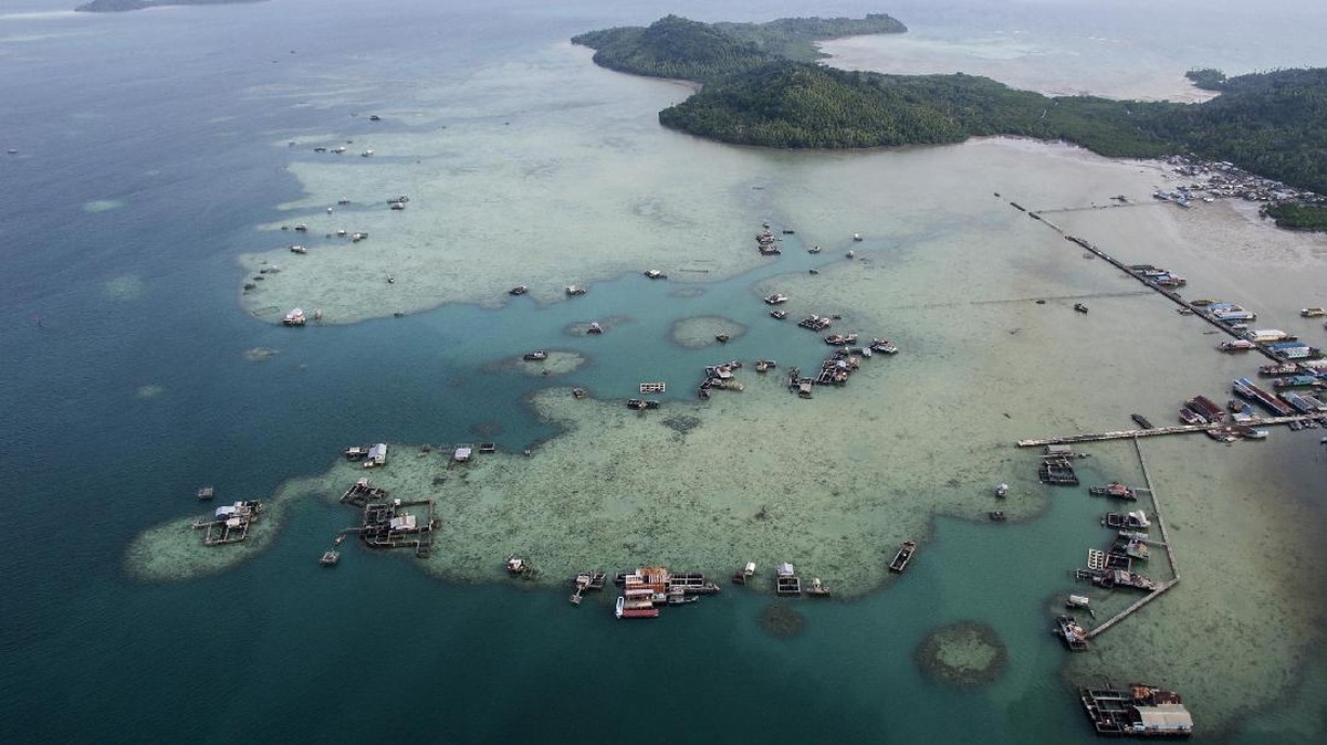 FOTO: Jaring Berkah dari Laut Natuna