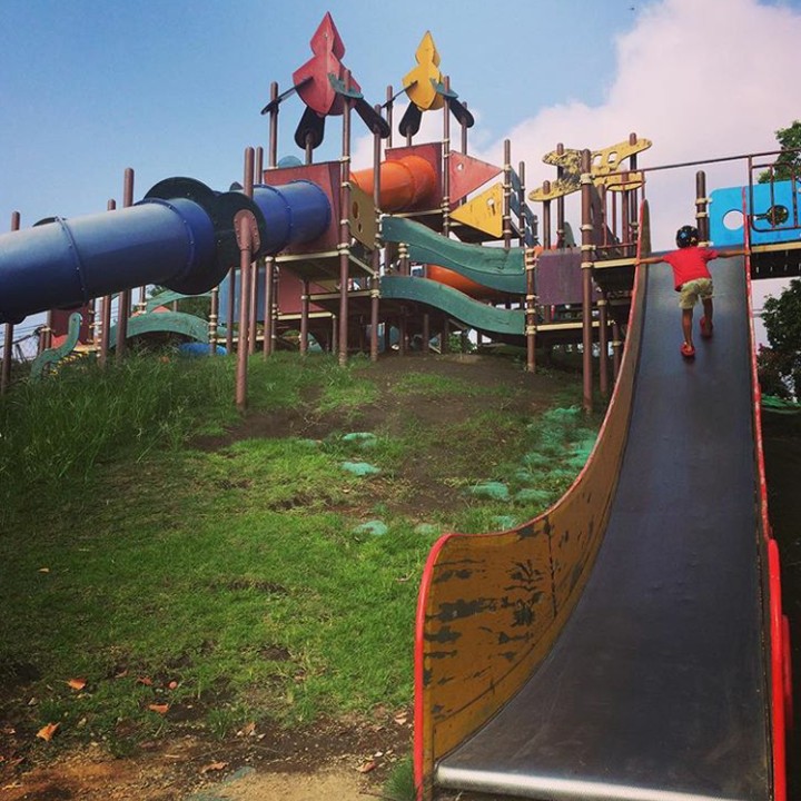 <p>Keren ya! Playground yang satu ini terletak di Oita, Jepang. (Foto: Instagram @babypeach610)</p>