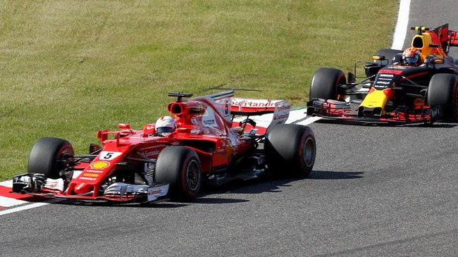 Sebastian Vettel sukses memenangkan F1 seri GP Brasil di Sirkuit Autodrome Jose Carlos, Sao Paulo, GP Brasil, Minggu (12/11) sore waktu setempat.