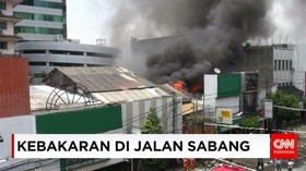 Kebakaran di Jalan Sabang