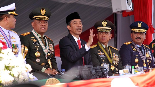 Presiden Joko Widodo mengusulkan Hadi Tjahjanto untuk menggantikan Gatot Nurmantyo karena dinilai mampu dan cakap menjadi Panglima TNI.