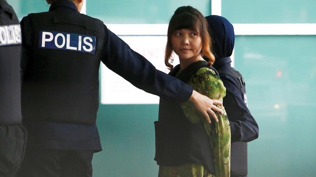 Ayah salah satu terdakwa kasus pembunuhan Kim Jong-nam, Doan Thi Huong, asal Vietnam berharap anaknya segera dibebaskan seperti Siti Aisyah.