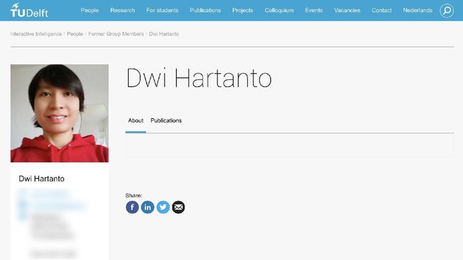Kalangan akademisi dan ilmuwan menyangkan kebohongan yang dilakukan oleh Dwi Hartanto karena dianggap mencederai kode etik ilmuwan.
