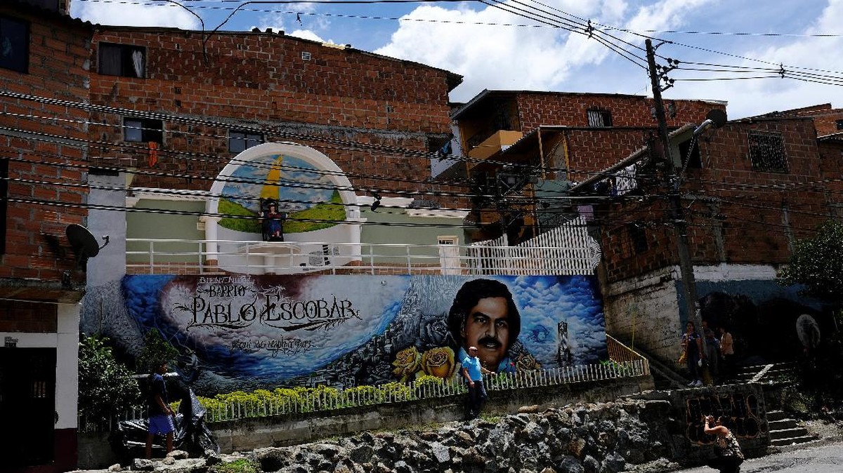 FOTO: Jejak Pablo Escobar di Comuna 13