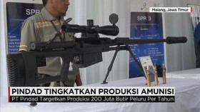 Dapat Suntikan Dana, Pindad Tingkatkan Produksi Amunisi