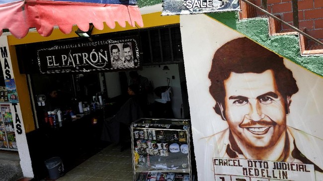 FOTO: Jejak Pablo Escobar di Comuna 13