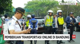VIDEO: Polisi Imbau Transportasi Online Tak Lagi Beroperasi