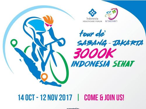 Kampanyekan Hidup Sehat, 30 Orang Akan Gowes 3.000 Km Sabang-Jakarta