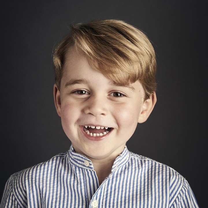 <p>Sedangkan foto ini dirilis saat ulang tahun ke-4 Pangeran George. (Foto: Getty Images)</p>