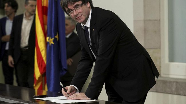 Presiden Catalonia Tegas Menolak Dikontrol Pemerintah Spanyol