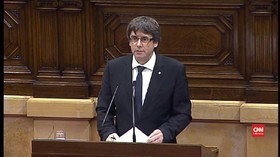 VIDEO: Demi Dialog, Catalonia Tunda Deklarasi Kemerdekaan
