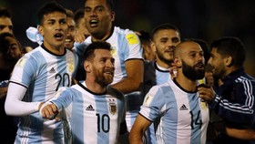 FOTO: Timnas Argentina ke Piala Dunia Berkat Lionel Messi