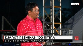 VIDEO: Djarot Resmikan 100 RPTRA dan Pasukan Pink