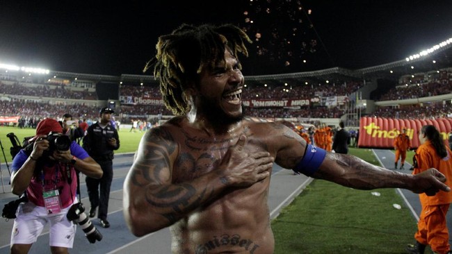 Bek tengah Timnas Panama, Roman Torres, tercatat menjadi pemain dengan bobot badan paling berat dalam Piala Dunia 2018.