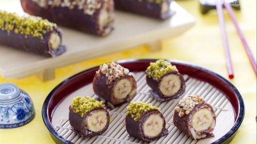 Banana Sushi, Camilan Praktis Aneka Topping yang Bisa Dibikin Dalam 5 Menit Banana Sushi, Camilan Praktis Aneka Topping yang Bisa Dibikin Dalam 5 Menit