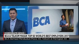 Bca & Telkom Masuk Top 50 World's Best Employers 2017