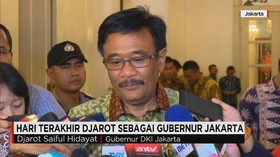 Hari Terakhir Djarot Sebagai Gubernur Jakarta