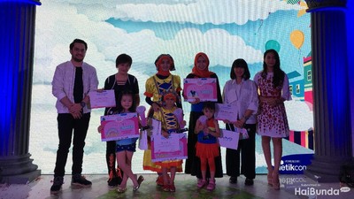 Manisnya Senyum Pemenang Lomba Fashion Show di Festival Bunda Happy