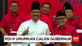 PDI Perjuangan Umumkan Calon Gubernur Jatim dan Sulsel